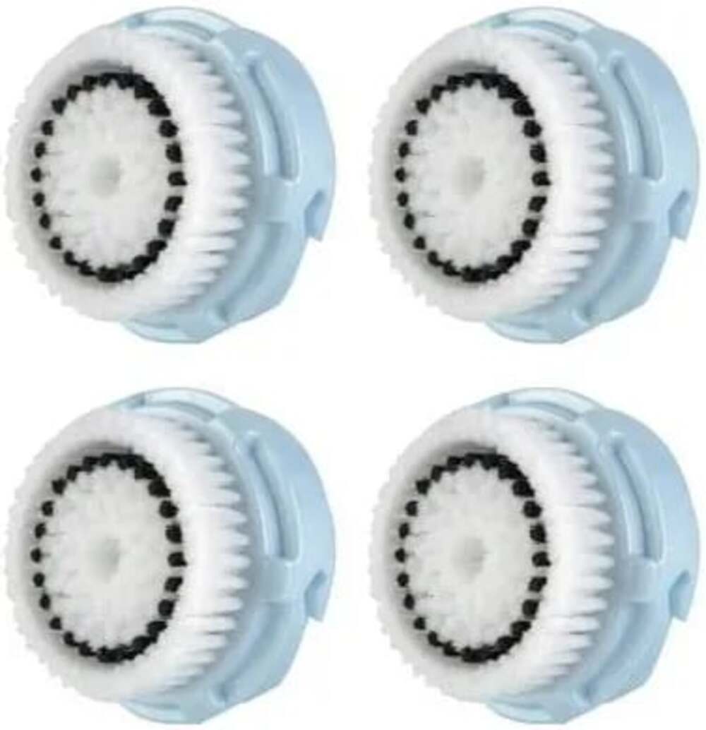 Clarisonic Delicate Facial Cleansing Brush Head Replacement 4-Pack